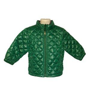 Baby Gap Boys Green Quilted Jacket Size 2 Years